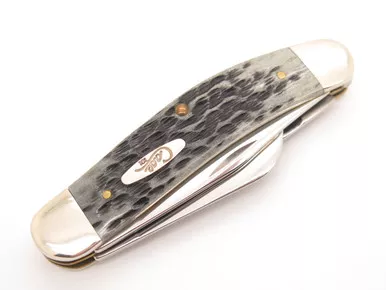 01 Case XX 6339 Tony Bose Sowbelly Stockman Pocketworn Bone Folding Pocket Knife