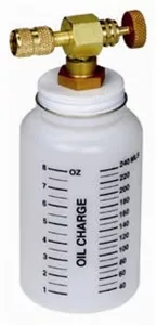 026-80116-02 RTI Oil Charge Bottle Assy. 8 Oz. Capacity 1/2 In. ACME Female