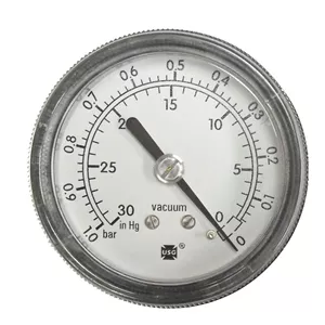 026-80238-00 Mahle Vacuum Gauge 30'' - 0 2.75'' 1/8 MPT (MCX-2/VCX-1
