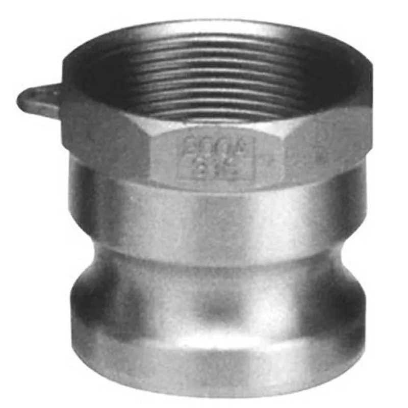 1-1/2″ Male CAM by Female Thread – Type A – 316 Stainless Steel – Part #: A150-SS