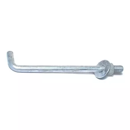 1/2-13 X 8 Inch Hot Dip Galvanized Steel Coarse Thread Anchor Bolts