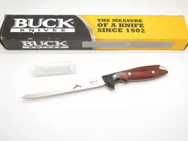 '15 Buck Limited 033 Mr Crappie Wally Marshall Signature Fillet Fixed Fish Knife