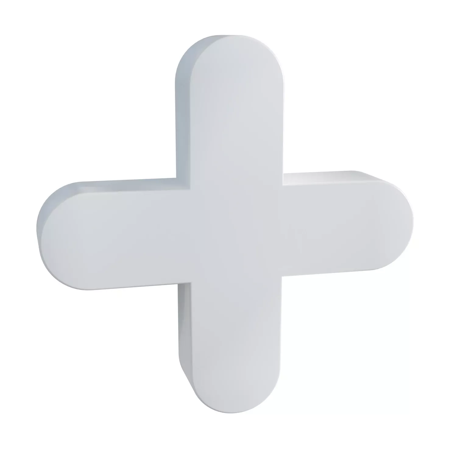 .81 In. H X 0.82 In. W X .001 In. L Plastic Tile Spacer 300 Pc