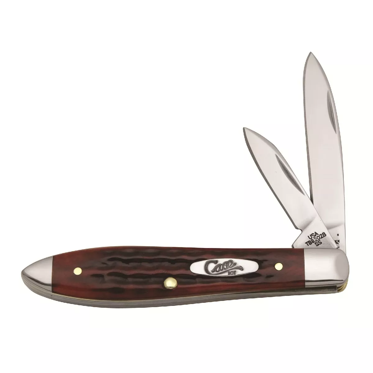 C10302 W.R. Case Pocket Worn Old Red Bone Teardrop Jack (TB62028ss)