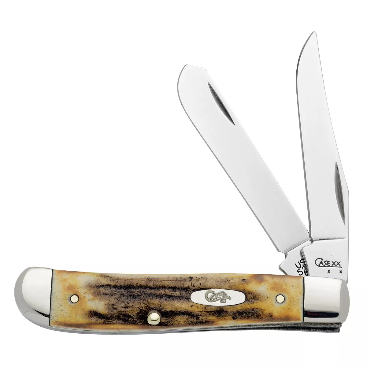 C5534 W.R. Case Geniune Burnt Stag Mini Trapper (5207 ss)