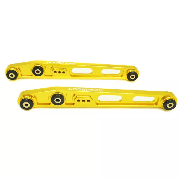 (DISCOUNTINUED) Honda Civic (EK/EJ) 1996-00 Gen2 Adjustable Rear Lower Control Arms Billet Aluminum Gold