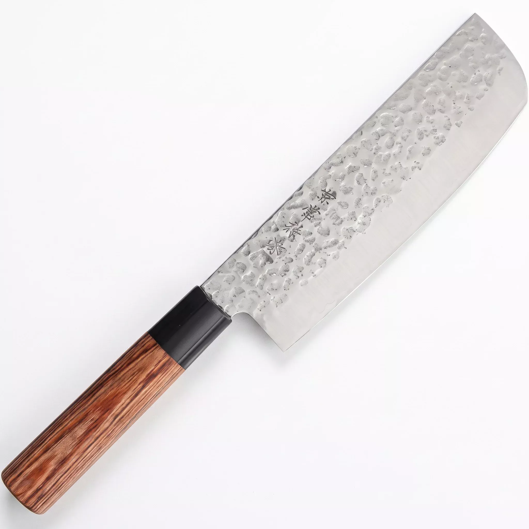 Kanetsune KC953 Usubagata Usuba Knife 165mm Blade Hammered Finish Stainless Steel Wood Handle