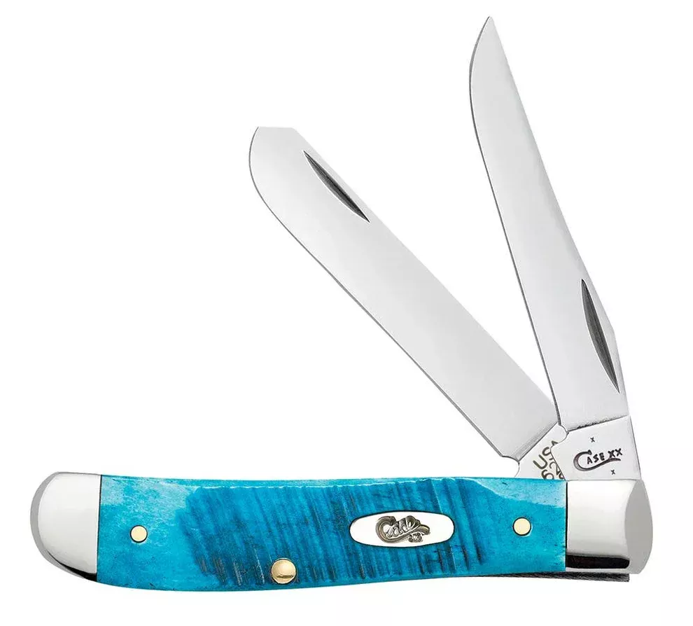 Sawcut Jig Caribbean Blue Bone Mini Trapper (25593)
