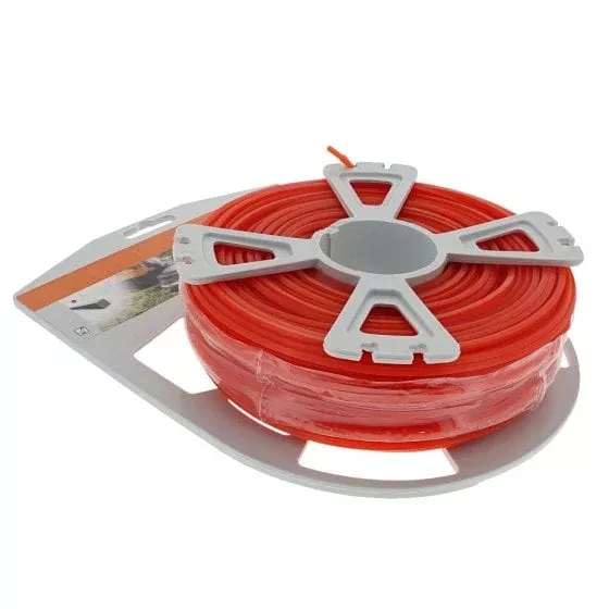 Trimmer Line Square Red 2.7mm x 65m for Stihl AutoCut C 26-2 - OEM 00009302643