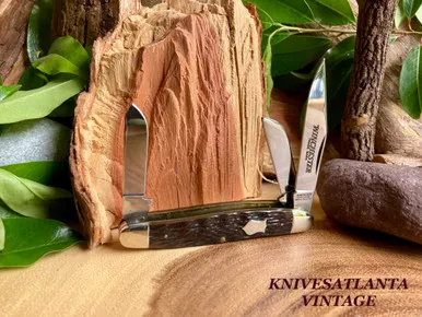 Winchester Knives W 15 3964 1988 Stockman Knife ~ Vintage
