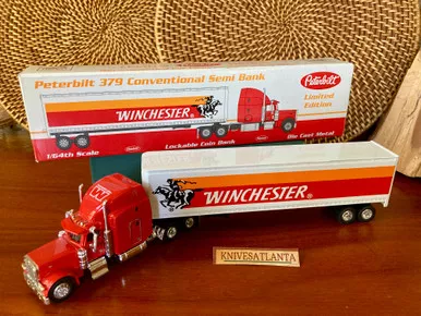 Winchester Peterbilt (32509)Limited Edition Die-cast Bank ~ Vintage 1994