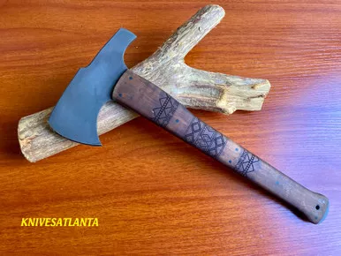 Winkler Knives - Hammer Combat Axe -Maple Handle - Tribal Artwork