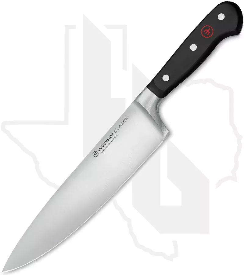 Wusthof Classic 8 in. Chef's Knife 1040100120 - Black