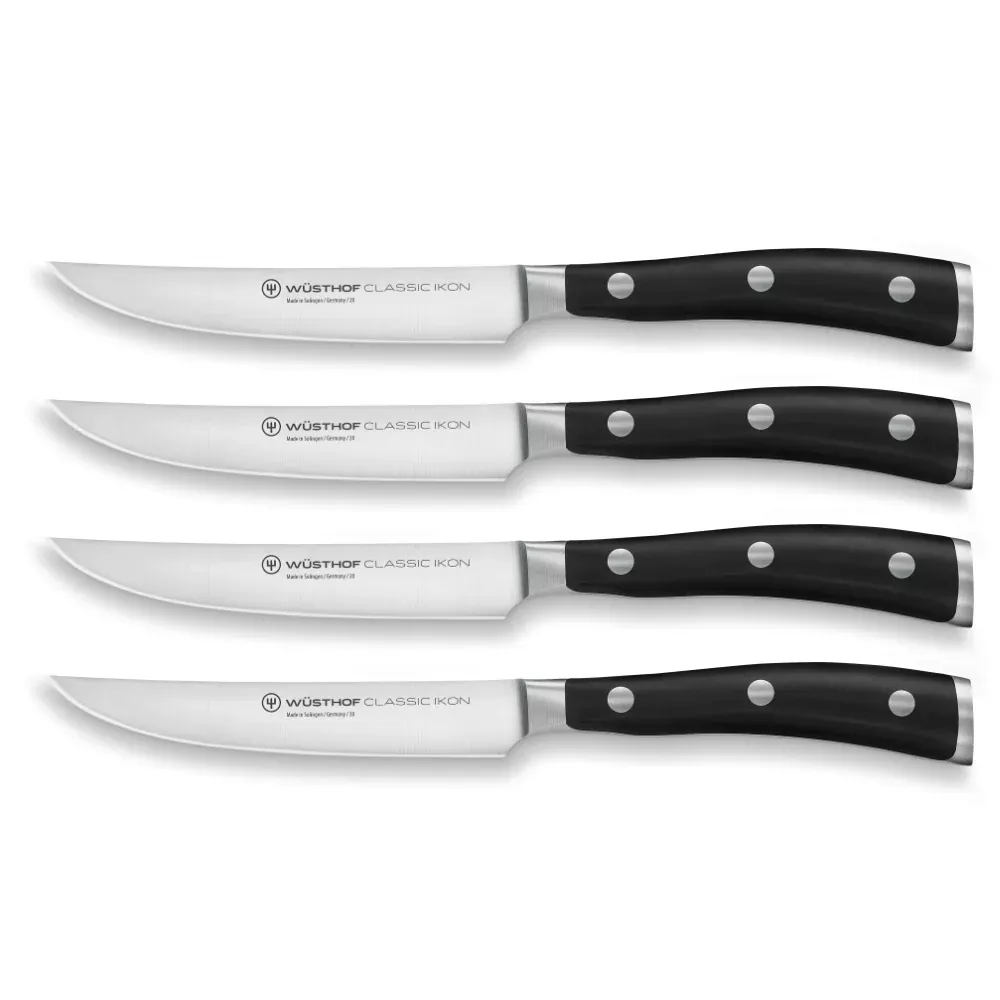 Wusthof Classic Ikon 4-Piece Steak Knife Set