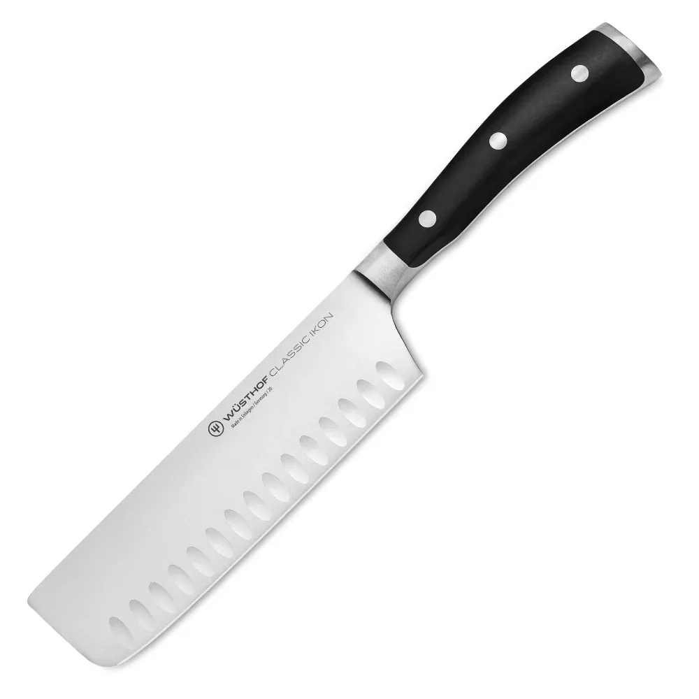 Wusthof Classic Ikon7" Hollow Edge Nakiri Knife