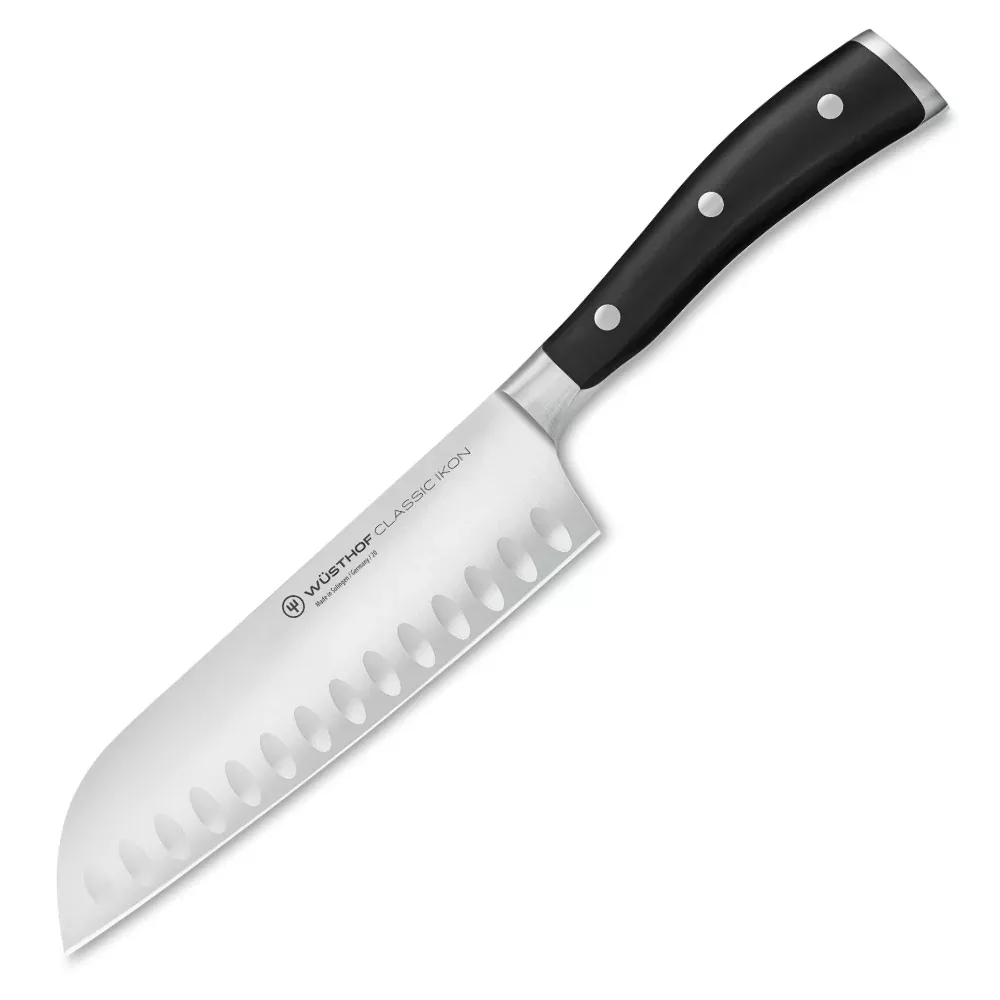 Wusthof Classic Ikon7" Hollow Edge Santoku Knife