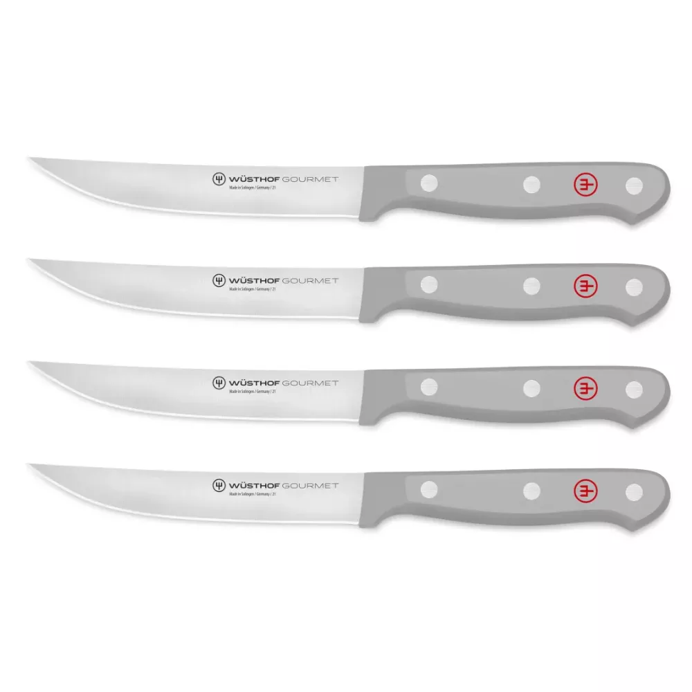 Wusthof Gourmet Grey 4-Piece Steak Knife Set