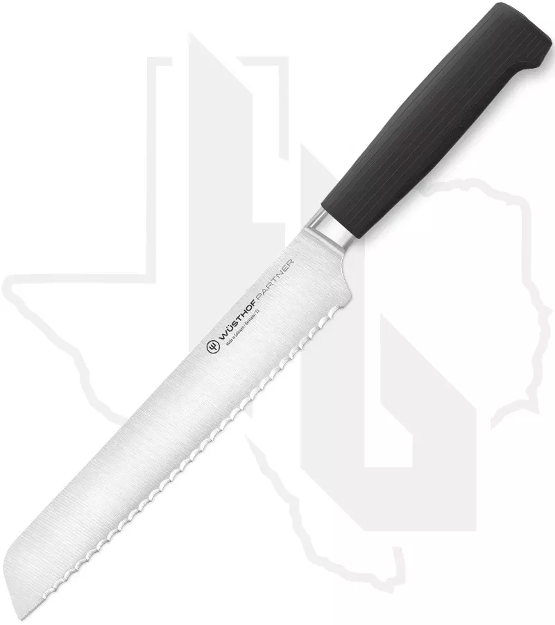 Wusthof Partner 8 in. Bread Knife 1061831020 - Black Polymer