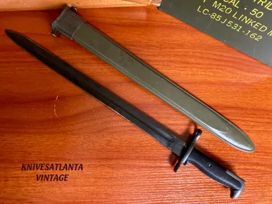 WWII US Army M1 GARAND Long Bayonet - 1942