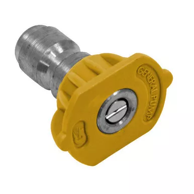 Yellow 15° Quick Couple Nozzle 1/4" #6.0