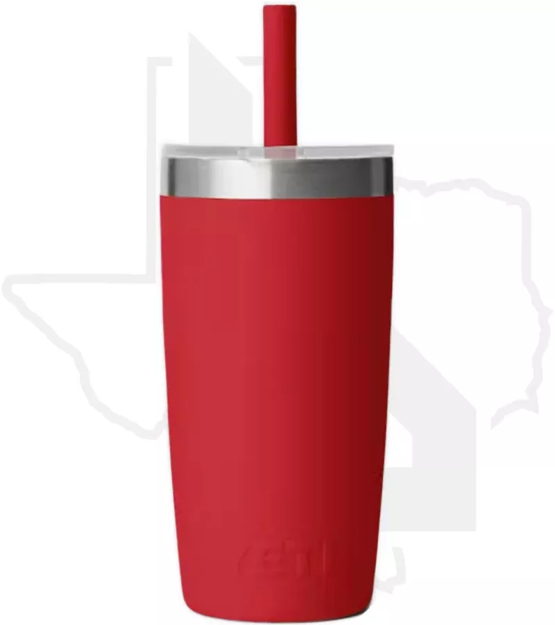 YETI 10oz Jr Tumbler w/ Silicone Straw Lid 21071506962 - Rescue Red