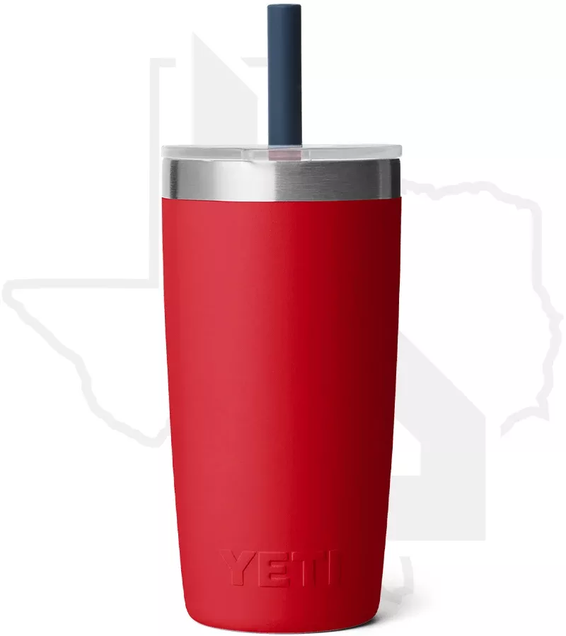 YETI 10oz Jr Tumbler w/ Silicone Straw Lid 21071508698 - Rescue Red/Navy