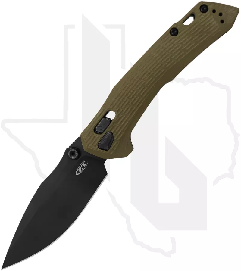 Zero Tolerance 0203 - OD Green G-10, Black PVD