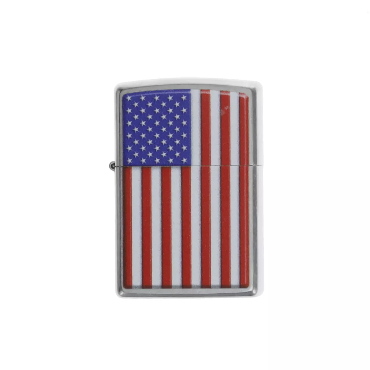 Zippo American Flag Chrome Lighter