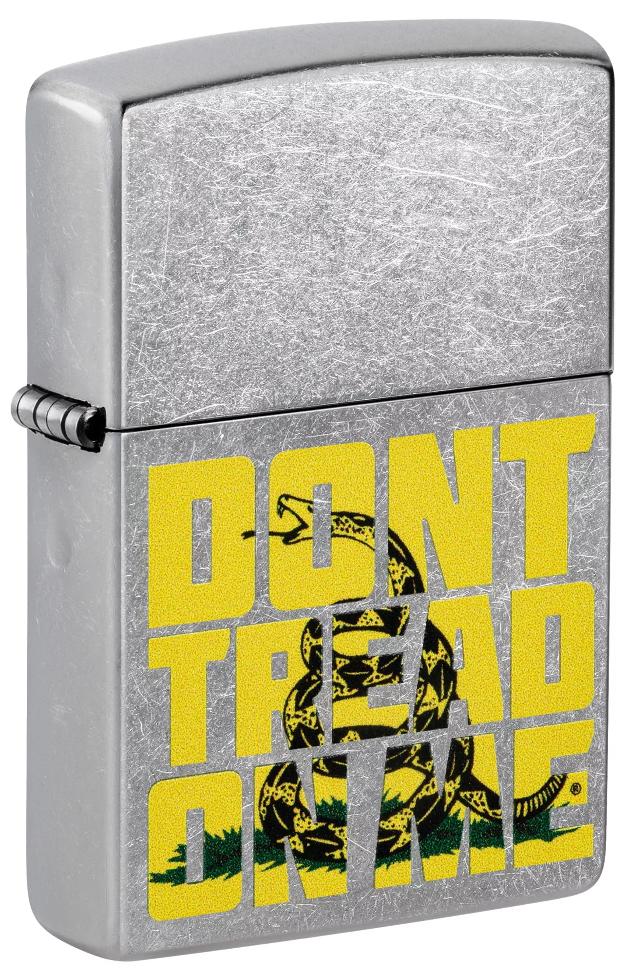 Zippo Chrome Dont Tread On Me Lighter