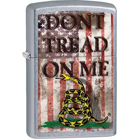 Zippo Don't Tread On Me Flag Lighter