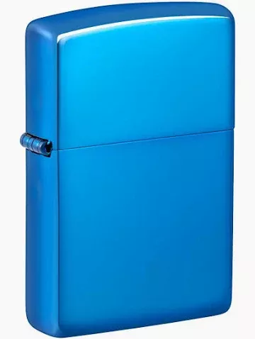 Zippo High Polish Sapphire Blue Lighter
