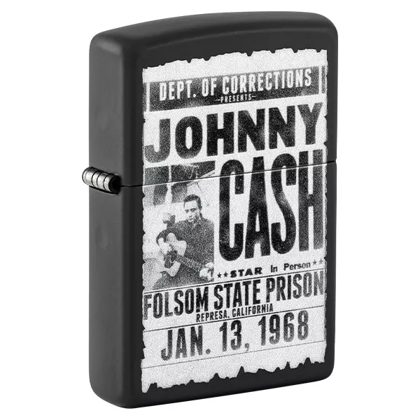Zippo Johnny Cash Folsom Concert Lighter