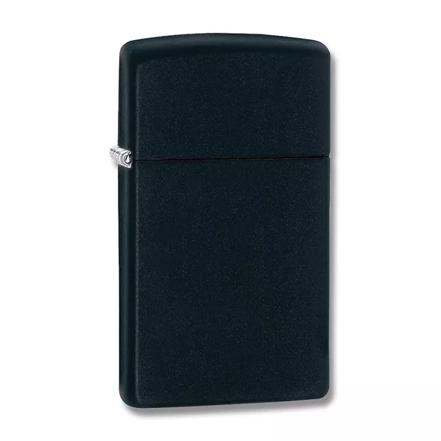 Zippo Matte Black Slim Lighter