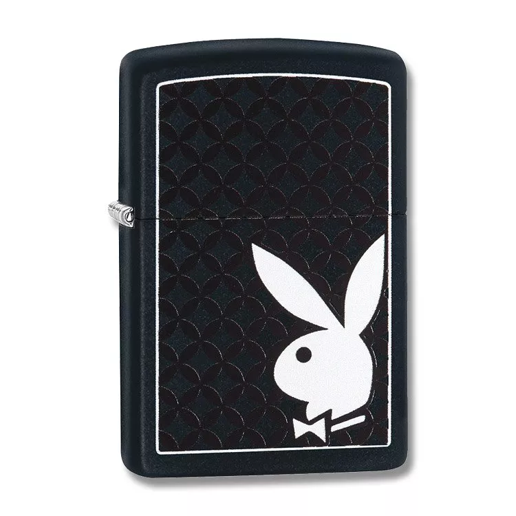 Zippo Playboy Matte Black Lighter