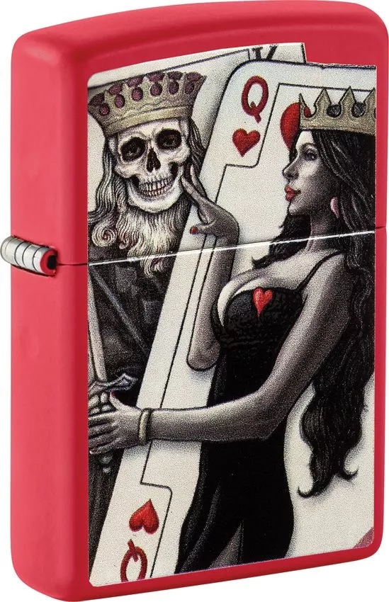 Zippo Skull King and Queen Lighter