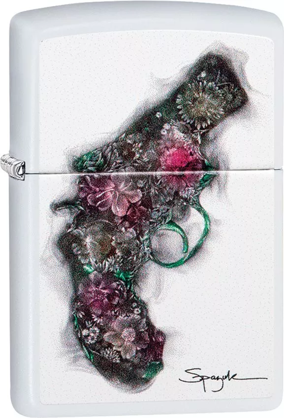 Zippo Spazuk Flower Pistol Lighter