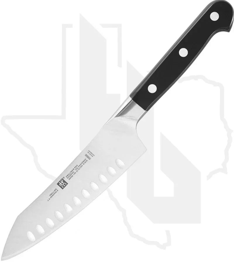 Zwilling J.A. Henckels Pro 5.5 in. Hollow Edge Rocking Santoku 38428-143
