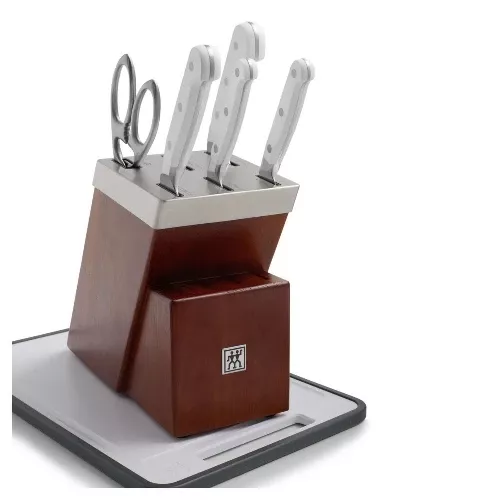 Zwilling Pro Le Blanc 7pc Self Sharpening Block Set